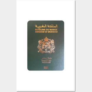 Moroccan Passport Posters and Art